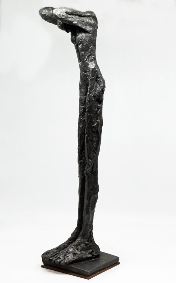 Carol Peace Tall Lady Bronze Resin  Signed ‘Carol Peace 2001‘ Edition 30 of 34  36cm high by 14cm wide by 16cm deep