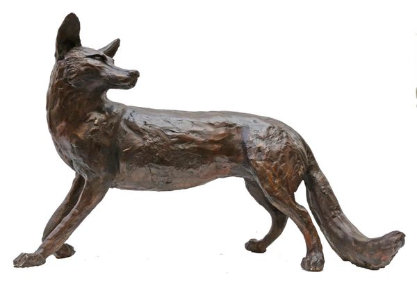 Paul Jenkins Walking Fox Bronze, 16 of 22 47cm high by 69cm wide by 26cm deep