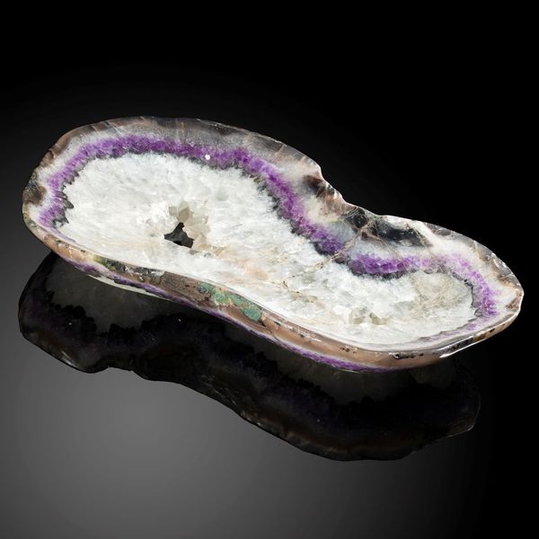 A large amethyst bowl Brazil 39cm wide