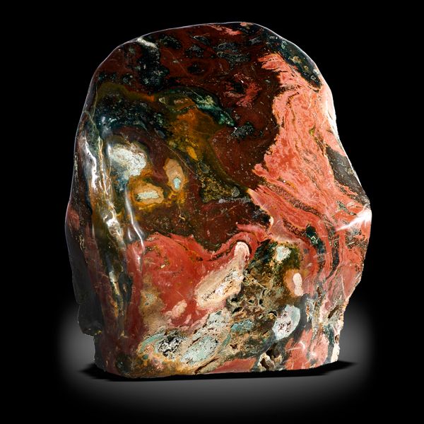 A colourful jasper freeform  Madagascar 32cm high