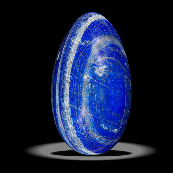 A large lapis lazuli egg 28cm high, 13.8kg