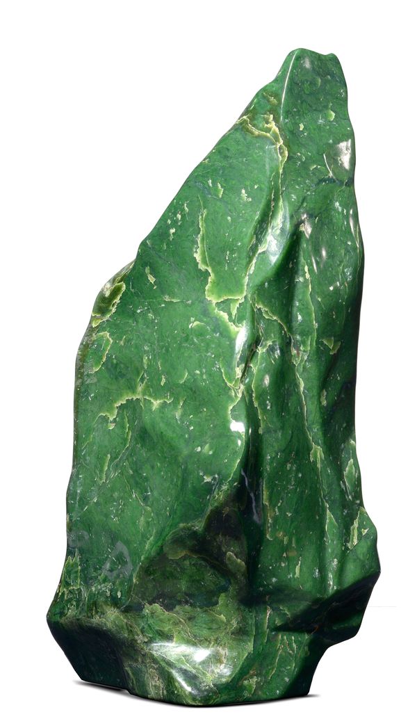 A nephrite freeform 68cm high  47.5kg