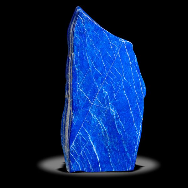 A lapis lazuli freeform 47cm high, 16.1kg