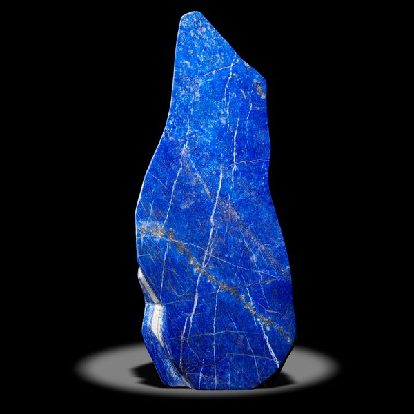 A lapis lazuli freeform 44cm high, 11kg