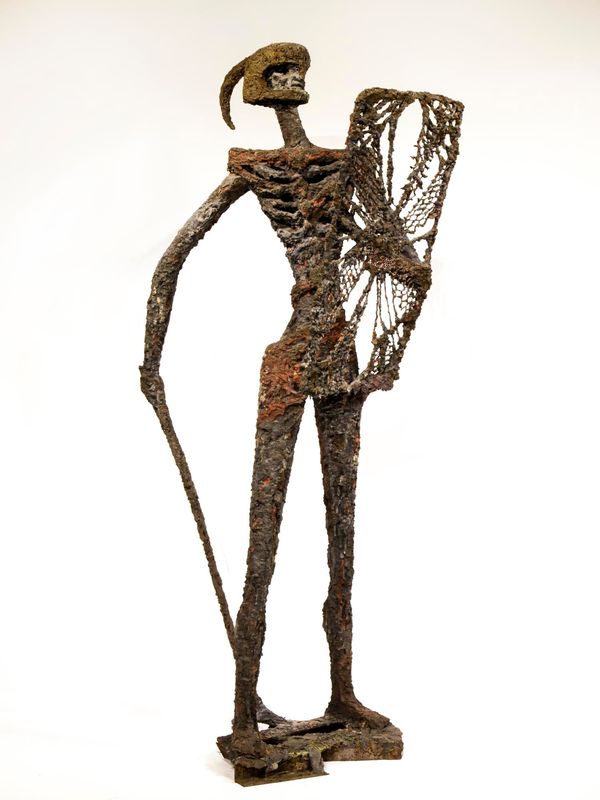 Chaim Stephenson (1926 - 2016) The Warrior (made 1971) Bronze resin over metal armature Unique 161cm high by 59cm wide by 51cm deep