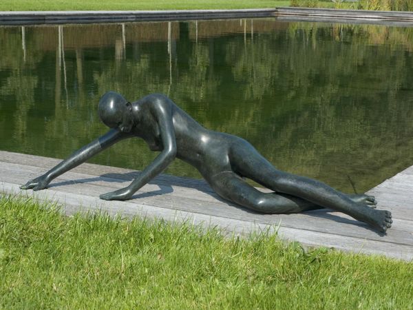 Patricia Peeters, Born 1964 End Dance Bronze Signed and numbered 73 from an edition of 150 34cm high by 134cm long by 31cm deep