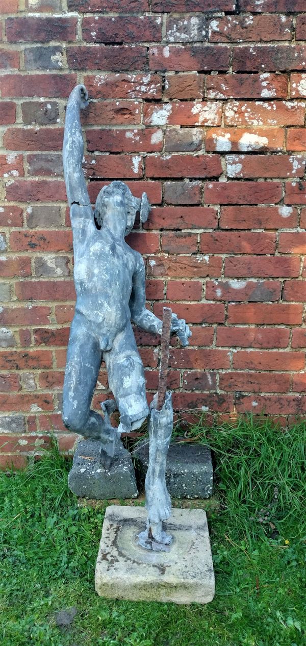 After Giambologna: A lead figure of Mercury