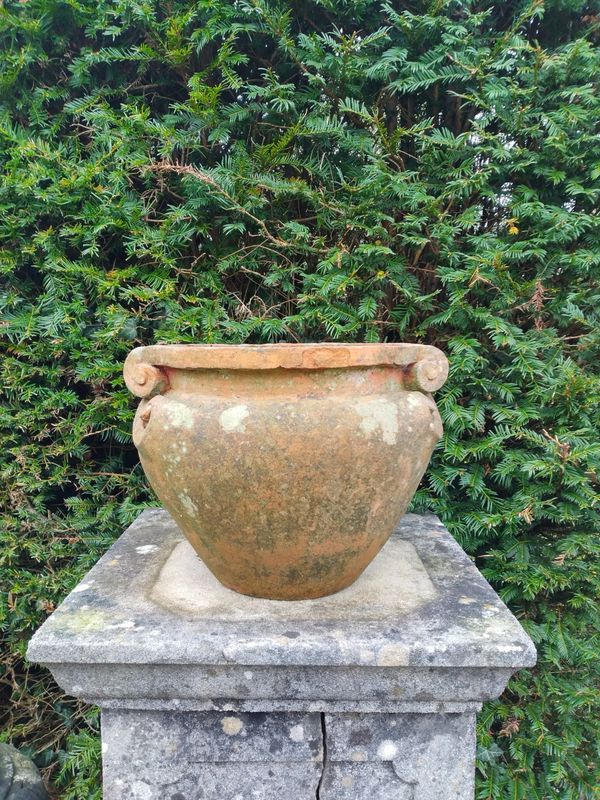 A Compton pottery scroll pot