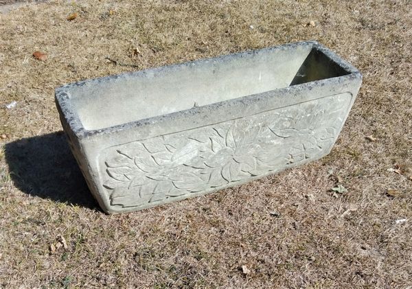 A composition stone trough ***combined with item 1***