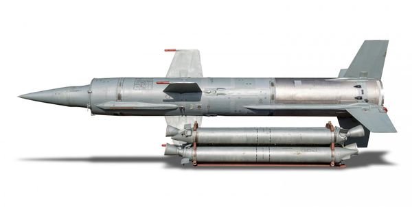 A rare SA-4 'Ganef' missile