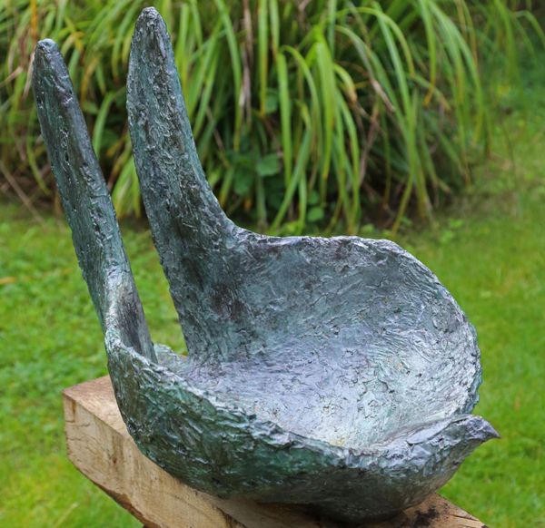 &#9650; Patricia Ellis Bronze on oak plinth Signed Numbered AP 57cm high by 60cm wide by 42cm deep, plinth 75cm wide