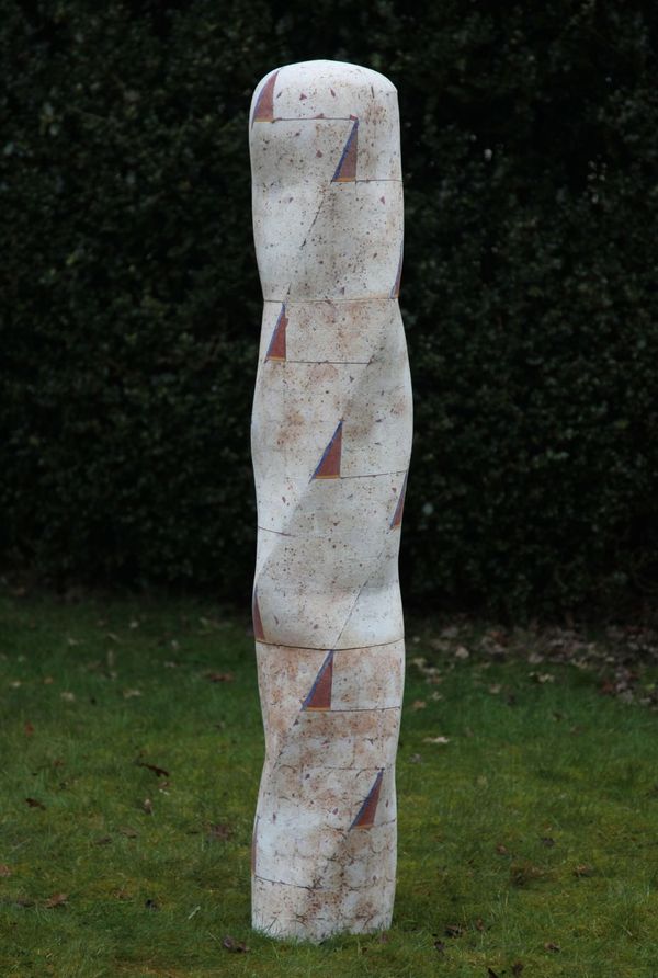 Regina Heinz Swirl Stoneware Unique 166cm high by 32cm wide by 32cm deep