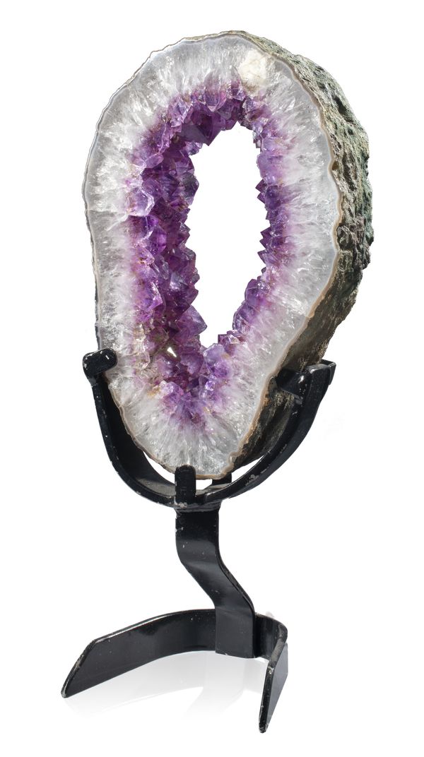 An amethyst section