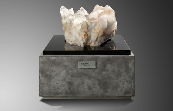 ‡An impressive and large rock crystal multi point cluster