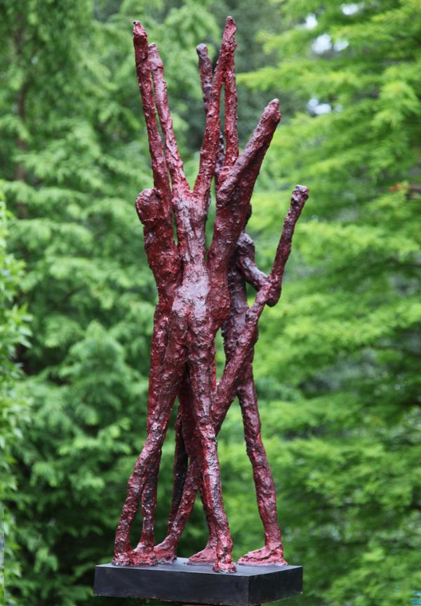 Ann Vrielinck Triumph Bronze Signed and numbered from an edition of 49, sold out of edition 166cm high by 62cm wide