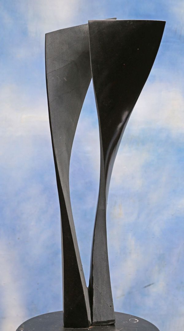 Prosper Katanda Windjammer Springstone Unique Signed 82cm high by 30cm wide by 15cm deep