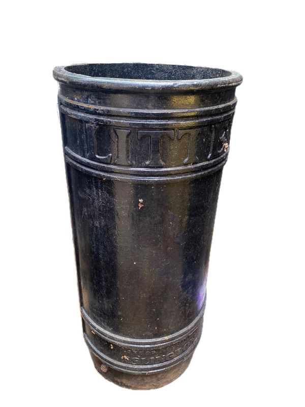 †Islington Council heritage cast iron bin (1 of 27 similar lots) (daggered lot)