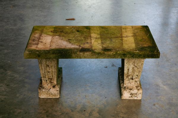 †A Vicenza stone bench (daggered lot)