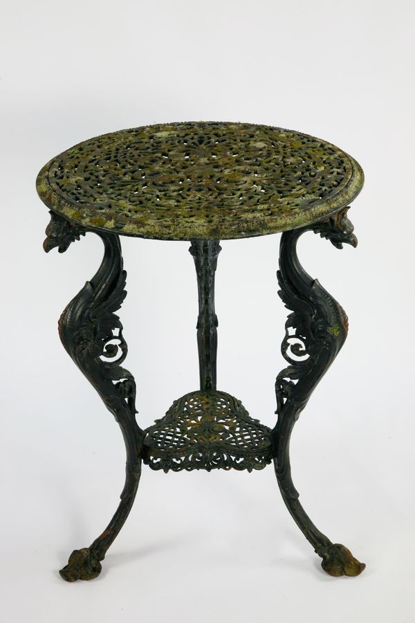 A Coalbrookdale Eagle tripod table