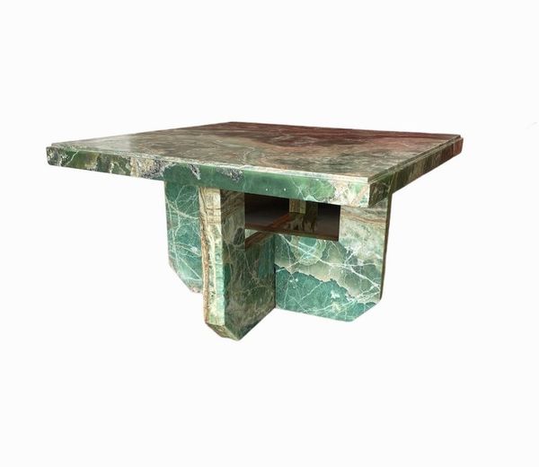 A mid 20th Century Italian marble coffee table